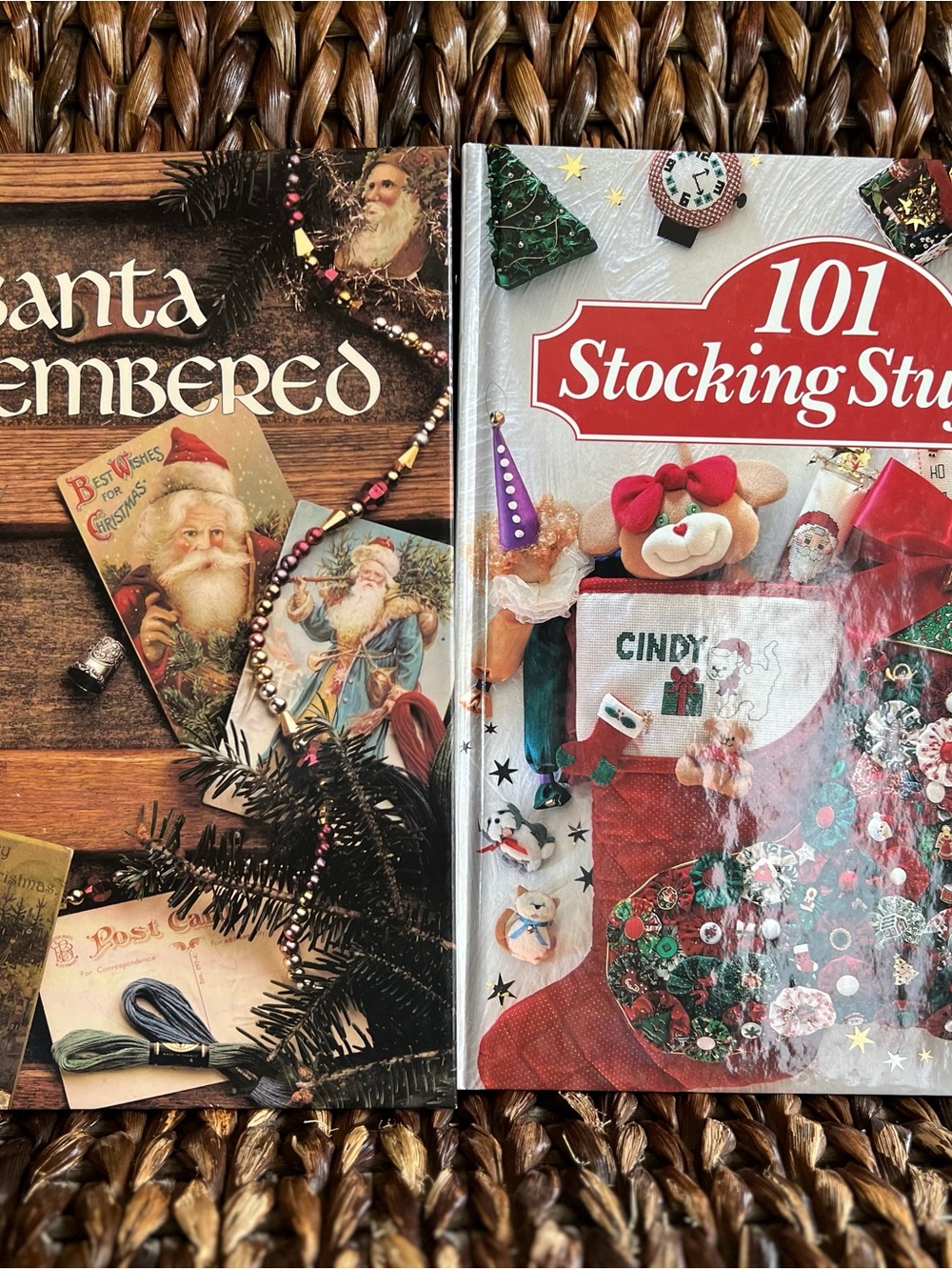 Festive Red Christmas Stocking Craft Book - Home Party Supplies